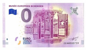 0-Euro-Scheine Musee Europeen Schengen zwischen 701 und 798 - Bild 1 von 2