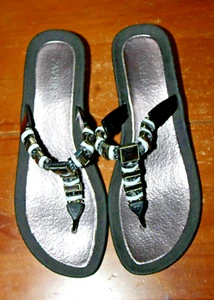 PAVERS UK 6 LADIES STONES WEDGE SANDALS VERY GOOD CONDITION - Picture 1 of 8