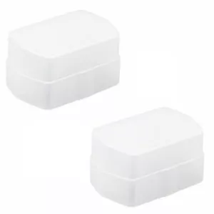 2X Bounce Flash White Diffuser Dome for Godox V860C TT685 TT600 TT600S Speedlite - Picture 1 of 4