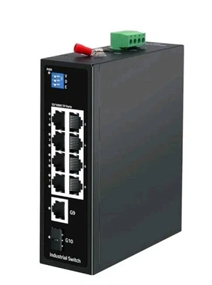 SODOLA 8 Port High Speed Industrial Switch with 2 Gigabit Uplinks - Image 1 of 2