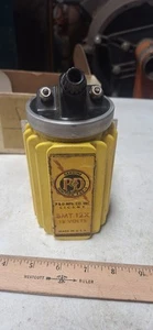 FINNED Old School Hot Rod Vintage P&D 12 Volt MASTER Vintage IGNITION COIL NOS - Picture 1 of 12