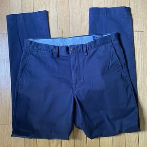 Pantalones Polo Ralph Lauren Para Hombre 34x32 Chino Azul Algodón Calce Clásico Recto Informal - Imagen 1 de 7