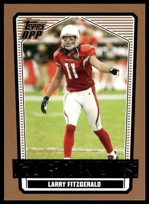 2007 Topps Draft Picks & Prospects #30 Larry Fitzgerald Arizona Cardinals NM+ - Image 1 of 2