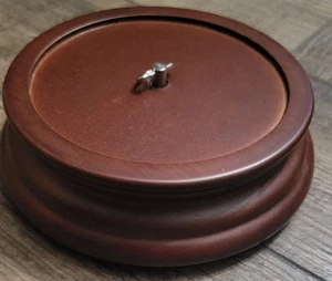 Fenton Musical Base Round Plays 'O Christmas Tree' 5" Diameter NIB - Picture 1 of 2