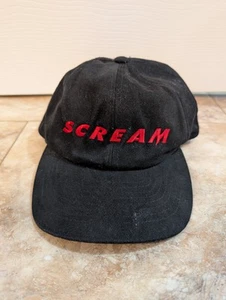 Vintage 1996 Scream Movie Promo Hat Strapback One Size Rare Collectible Horror - Picture 1 of 7
