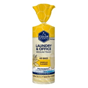 Medium Trash Bags - 8 Gallon, 40 Bags (1 Pack of 40 Count), Twist Tie - Ivory... - Picture 1 of 7