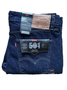 Levi's 501 Herren Original Fit Jeans Hose W38 L34 38/34 Crispy Rinse - Bild 1 von 10