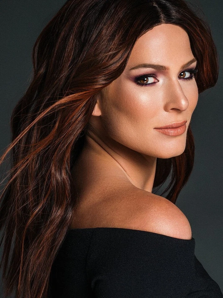 VERONICA Wig Envy Hair 30%70%HeatOK Darker Red LaceFt AllHandtiedMonotop 5STARS - Image 1 of 4