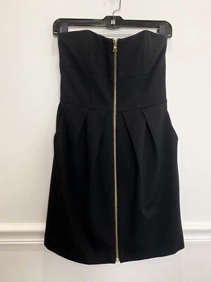 Cynthia Steefe Black Strapless Dress With Front Zipper- Women’s Size 2 - Image 1 of 4