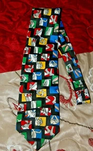 Looney Tunes Mania Necktie Tie 1995 Bugs Bunny Warner Bros 100% polyester  EUC - Picture 1 of 5