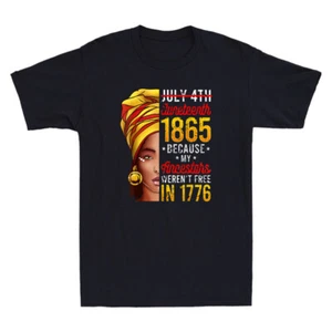 Camiseta Juneteenth Mujeres Juneteenth Camisas Afroamericanas Vintage Unisex - Imagen 1 de 8