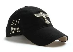 Boeing B-17 Flying Fortress Totem Hat, Black, WWII Aviation, War Birds HAT-0106 - Picture 1 of 10