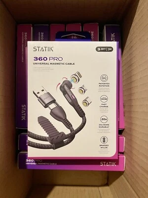Statik 360 Pro 100W Magnetic Rotating Phone Charger | BRAND NEW IN BOX ✅ - Image 1 of 2
