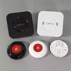 CallToU Button Pager Caregiver Hearing Impaired Alert Wireless Light Monitoring - Picture 1 of 13