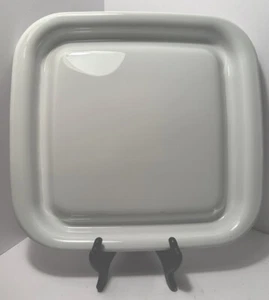 CORNING WARE 11,5x12" Weiß Kochgeschirr MIKROWELLE BRAUN GRILL Platte Tablett MW-2 - Bild 1 von 3
