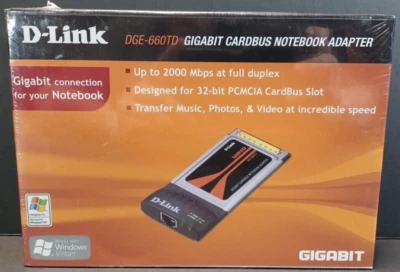 adattatore bus scheda notebook D-Link Gigabit DGE-660TD - Immagine 1 di 2