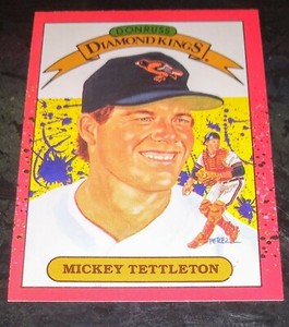 1990 Donruss - Diamond Kings Mickey Tettleton #5 - Many Sport & Non Sport Cards