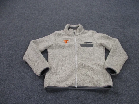 Tennessee Vols Jacket Adult M Beige Sherpa Fleece Columbia Full Zip Womens Cover