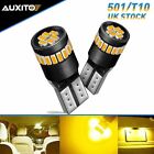 2x T10 LED Yellow BULBS SIDELIGHTS Fit LAND ROVER DISCOVERY 3 & 4 FREE ERROR