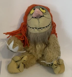 Vintage 1980 Where The Wild Things Are Sipi 13” Plush Stuffed Toy Maurice Sendak - Picture 1 of 9