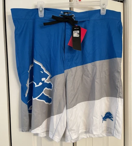 NFL Football Mens Team Logo Swim Wear Board Shorts Lions XXL Cover