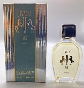 JIVAGO 24K Men Eau De Toilette MINI .33oz/10ml Splash RARE - NEW IN BOX - Picture 1 of 4