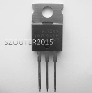 2PCS IRLZ34N Transistor N-MOSFET 55V 30A 68W TO220AB NEW - Picture 1 of 1