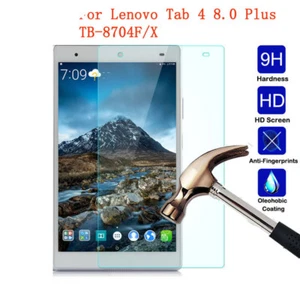 For Lenovo Tab 4 8.0 Plus TB-8704F/X Tempered Glass Screen Protector Flim Shield - Picture 1 of 12