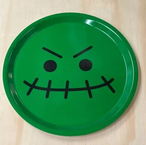 New IKEA Kustfyr Tray, Green/Face Halloween Spooky decor 12 1/2" - Picture 1 of 4