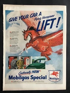 Anuncio vintage 1950 para Mobilgas - Imagen 1 de 1