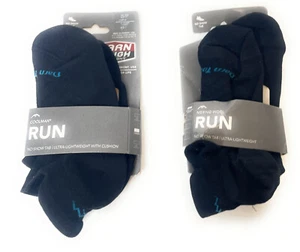 Darn Tough Women's Run Coolmax No Show Tab Cushion Sock, Small,Black,Mixed Lot 2 - Picture 1 of 3