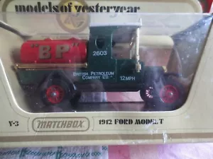 MATCHBOX Models Of Yesteryear Y-3 (series 4) 1912 Ford Model T "BP" - Picture 1 of 1