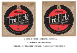 D'ADDARIO Pro Artè EJ45 Normal Tension OFFERTA di 2 SET CORDE CHITARRA CLASSICA0 - Foto 1 di 1