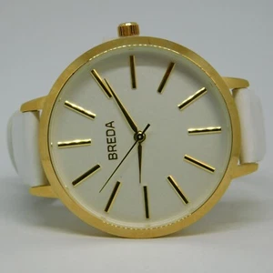 BREDA 16-160721 Genuine Leather Quartz Analog Women's Watch New Battery - Picture 1 of 10