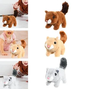 Electronic Squirrel Plush Toy Electronic Pet Toy for Party Toy Kids Birthday - Picture 1 of 24