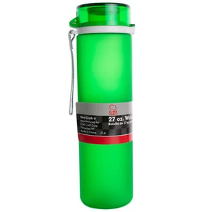 Botella de agua Chef Craft Tritan esmerilado polímero resistente a la rotura 27 oz, verde oscuro - Imagen 1 de 2