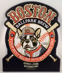 Boston Ballpark Brew Terrior Fenway und Park Händler Holz Wandtafel Schild - Bild 1 von 3