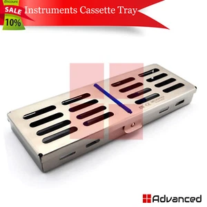 Edelstahl Sterilisationskassette Autoklav zahnärztliche Instrumente Haltebox - Bild 1 von 3