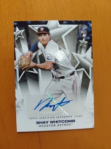 2025 Topps Series 1 - Baseball Stars Autographs Shay Whitcomb #BSA-SW (AU, RC) - Picture 1 of 2