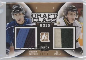 2014 ITG Draft Prospects Class Gold /10 Frederik Gauthier Bo Horvat Dual Patch - Picture 1 of 3