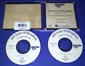 SHOW TRAX CD 100 YEARS OF BROADWAY 2 CD 2004 HAL LEONARD USA ACCOMPANIMENT ONLY - Foto 1 di 1