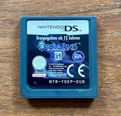 Orcs & Elves (Nintendo DS, versión EUR) solo cartucho, ¡probado y funcionando! Foto 1 de 4
