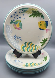 Vintage Studio Nova Mikasa Barrier Reef Dinner Plates Set of 5 Y2310 Fish Themed - Picture 1 of 6