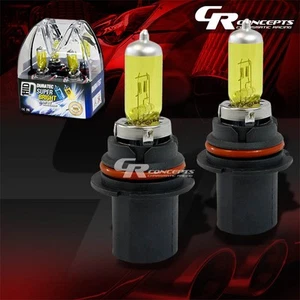 2X 9007 3000K XENON HALOGEN AMBER LOW BEAM HEAD LIGHTS/BULB FOR CHEVY CHRYSLER - Picture 1 of 1
