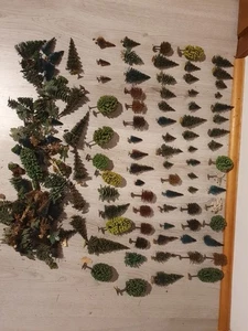 Bäume Modellbau H0 Konvolut Eisenbahn Landschaft Bastelware  - Bild 1 von 14