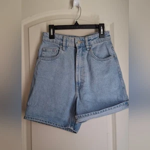 Zara Classic Blue Denim Women's Shorts Sz 00 Casual Summer Boho Travel Crusie - Picture 1 of 8