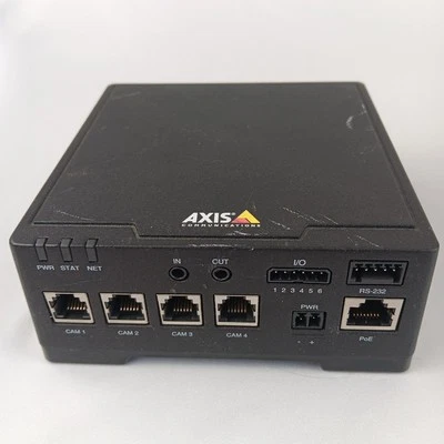 Axis Communications F44 Dual Audio Input Main Unit 0936-001-01 PoE *TESTED* - Image 1 of 4