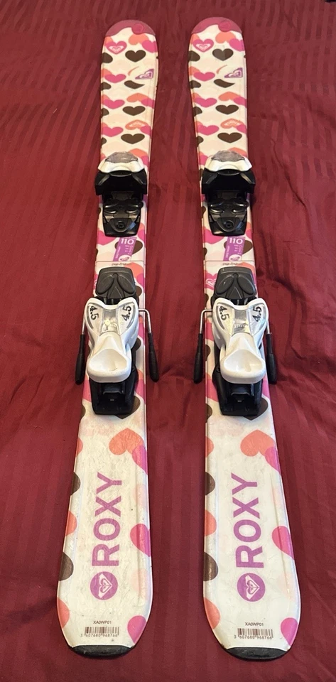 Roxy Sweetheart Junior niñas esquís 110 cm con fijaciones Marker 4,5 Foto 1 de 4