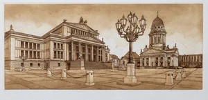Berlin Gendarmenmarkt Marco Bonechi Radierung - Bild 1 von 5