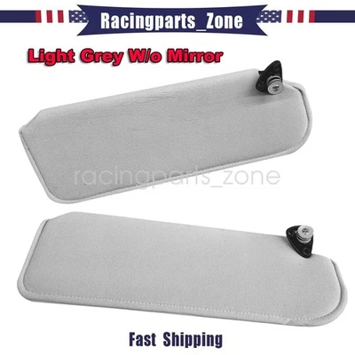 For 1993-2002 Chevrolet Camaro Firebird Sun Visor Light Grey Cloth SV278-2001 Foto 1 de 4